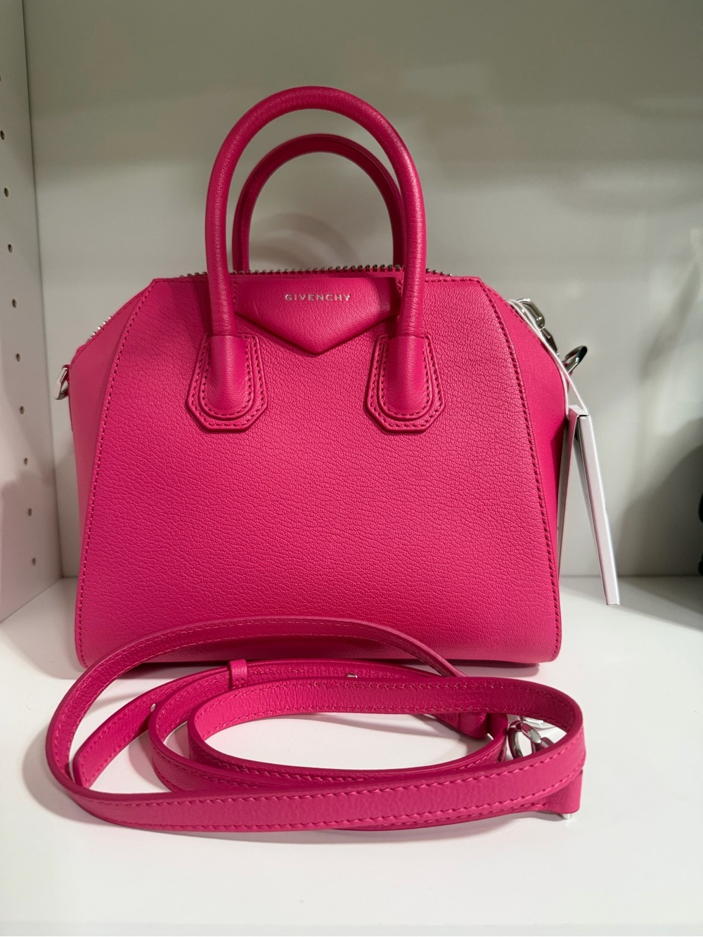 Givenchy Antigona Mini Bag โ Neon Pink | New With Tags ๐ Asking Price: $1,750OBO - Picture 2 of 3